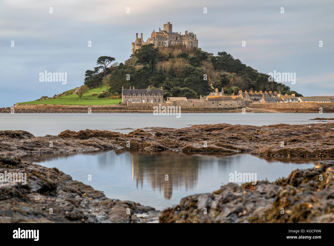 St Michael's Mount, Marazion, Cornwall, England, Regno Unito Foto Stock