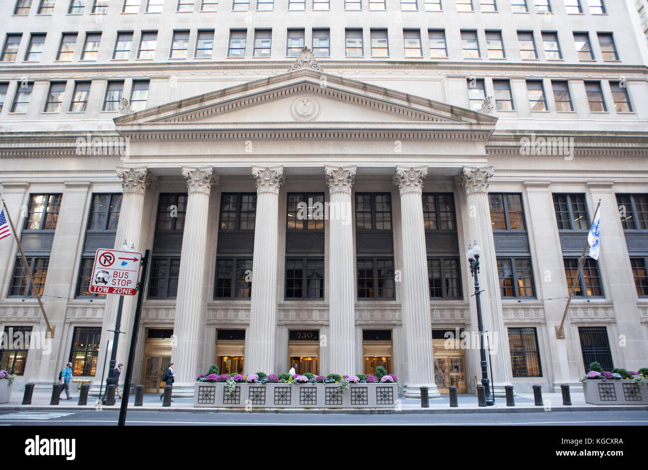 Una vista della Federal Reserve Bank di Chicago Foto Stock