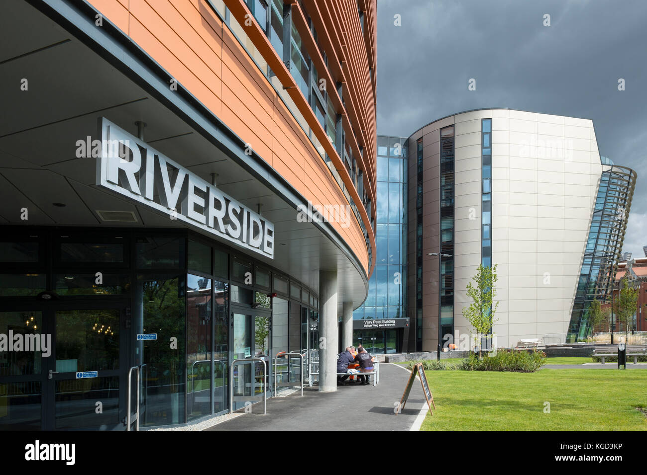 Il Vijay Patel edificio per arte e design presso la De Montfort University di Leicester. Foto Stock