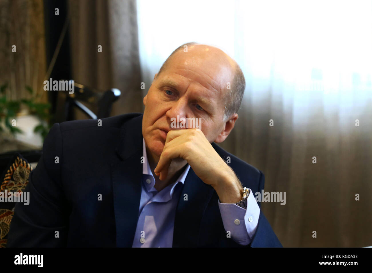 Sigve brekke è il presidente e ceo di Telenor Group, una società internazionale di telecomunicazioni presente in 13 mercati di tutta la regione nordica, UE Foto Stock