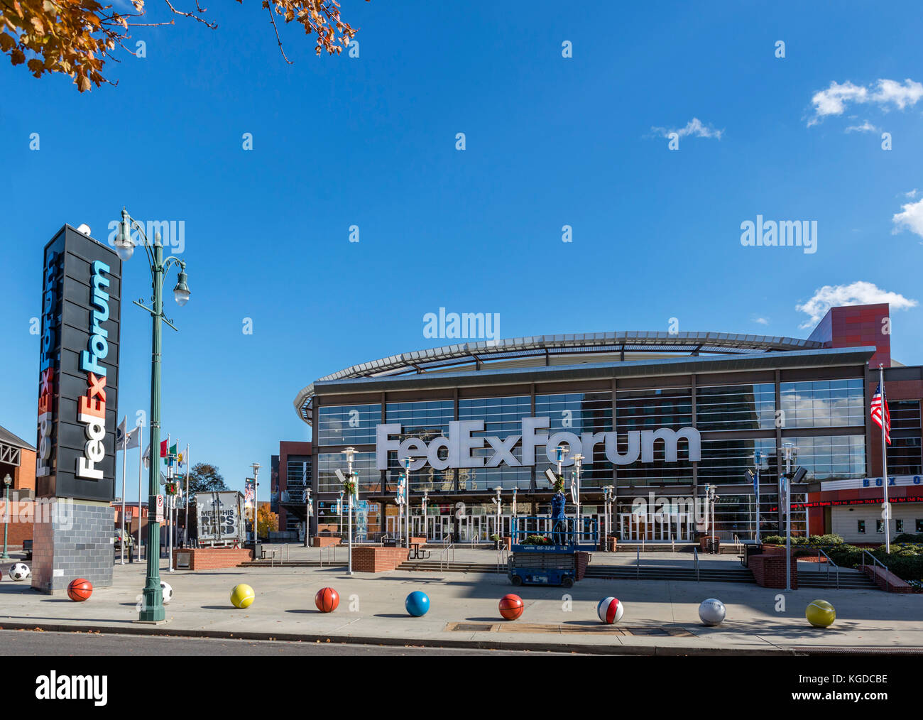 La FedEx Forum, Memphis, Tennessee, Stati Uniti d'America Foto Stock