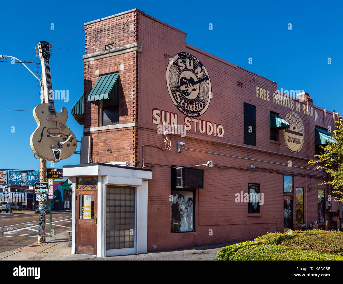 Sun Studio, Memphis, Tennessee, Stati Uniti d'America Foto Stock