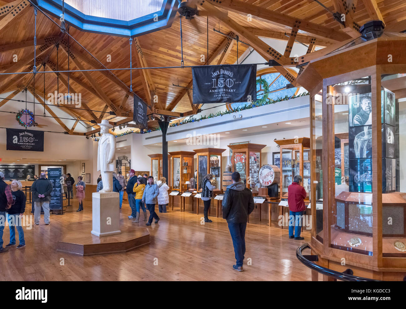 Il Centro Visitatori al Jack Daniels Distillery in Lynchburg, Tennessee, Stati Uniti d'America Foto Stock