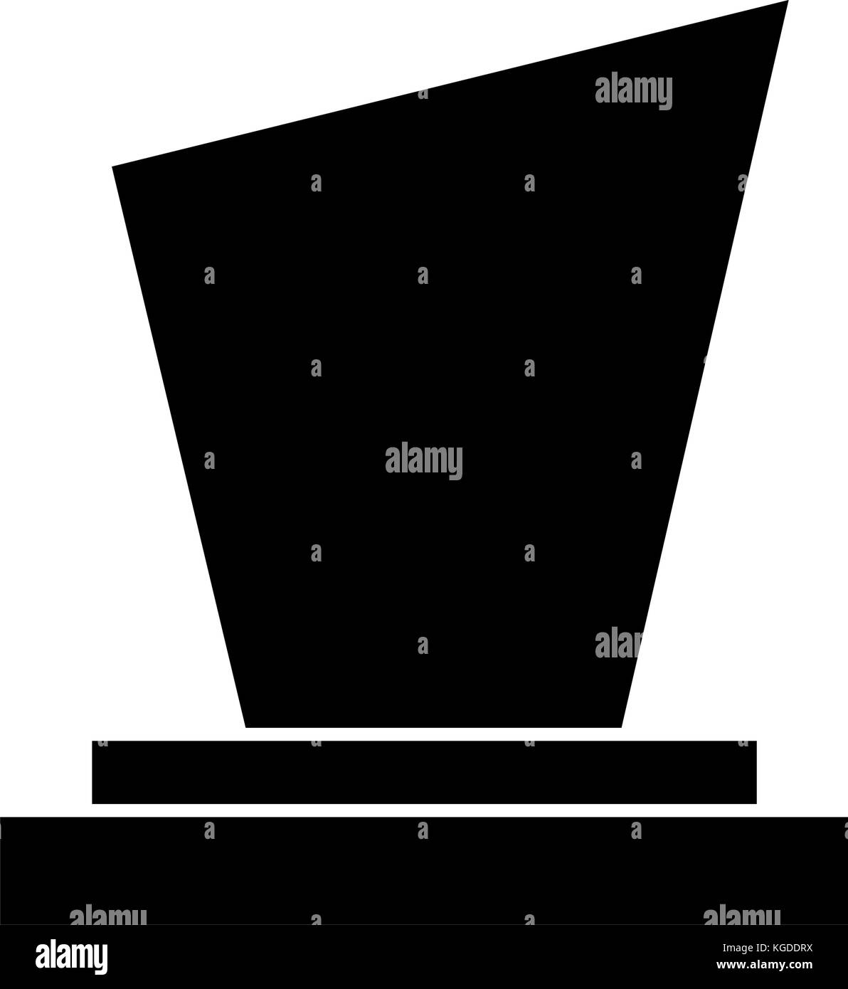 Pietra tombale icona halloween isolati su sfondo bianco Illustrazione Vettoriale