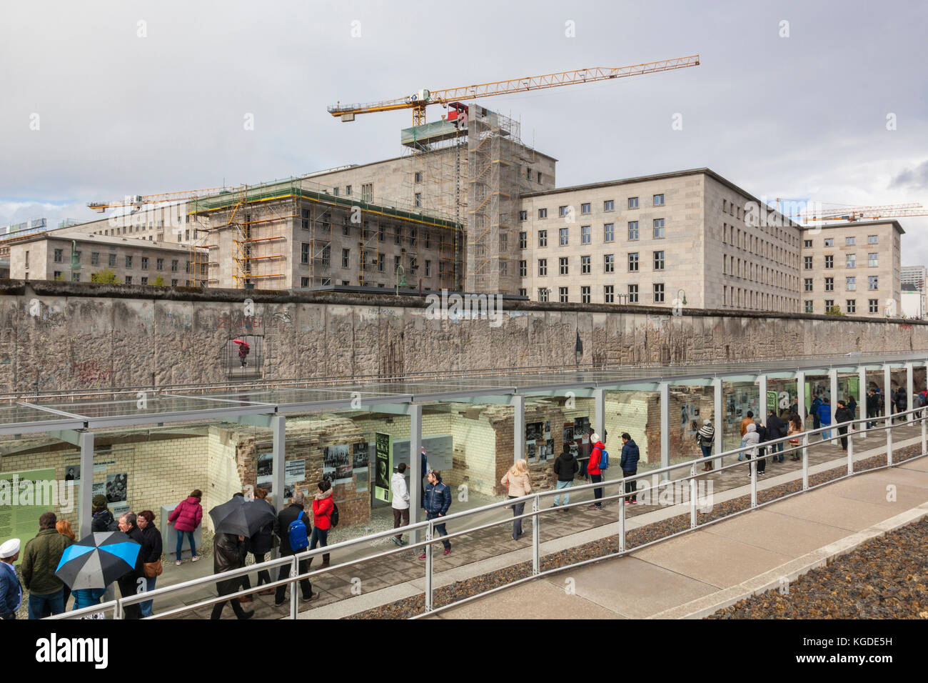 La Topografia del Terrore Museum di Berlino, Germania Foto Stock