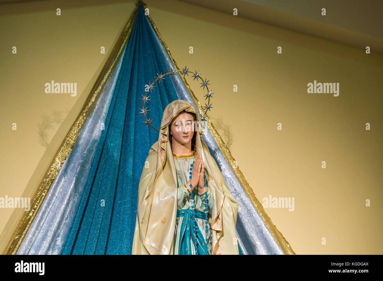 La statua della Madonna di Medjugorje, la Beata Vergine Maria Foto