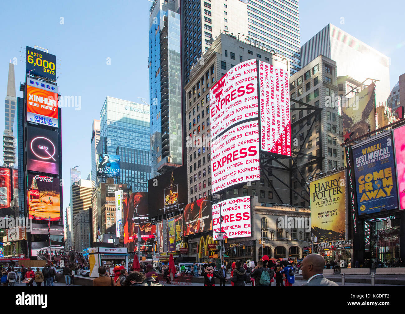 Times Square a New York Foto Stock