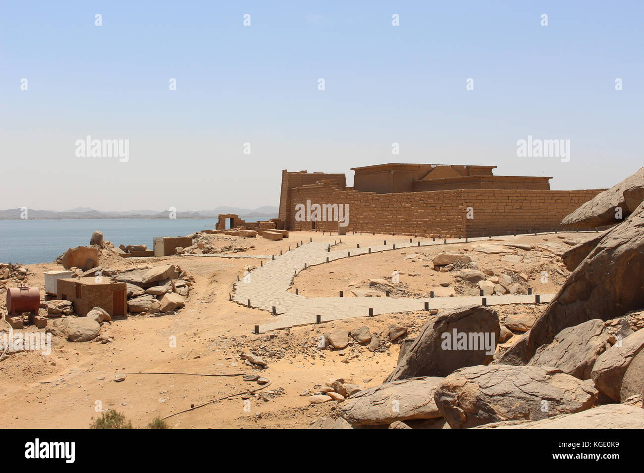 Kalabsha, Egitto Foto Stock