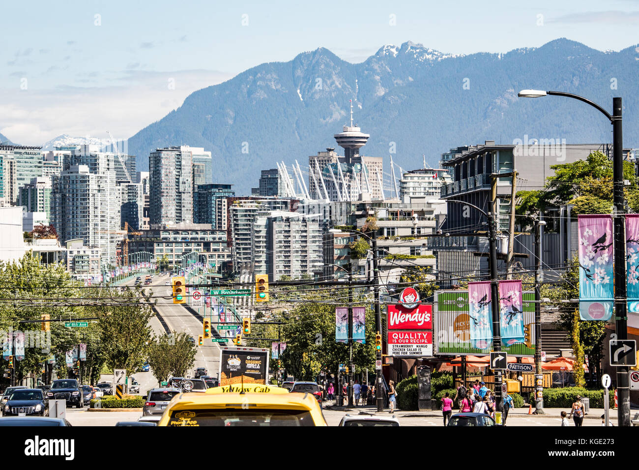 Cityscape, Vancouver, Colombia britannica, Canada Foto Stock