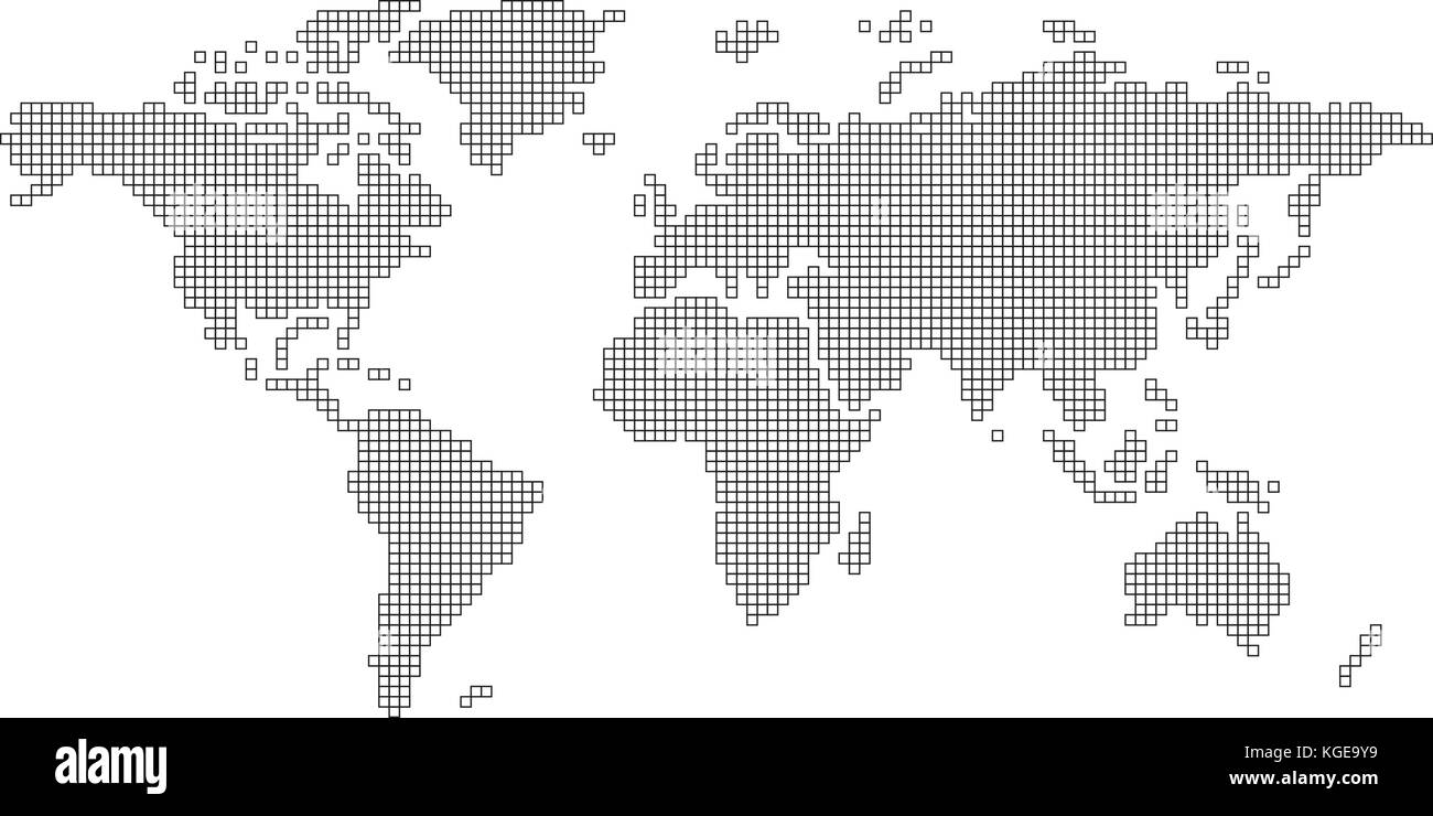 Mappa mondo vector graphic art design illustrazione Illustrazione Vettoriale