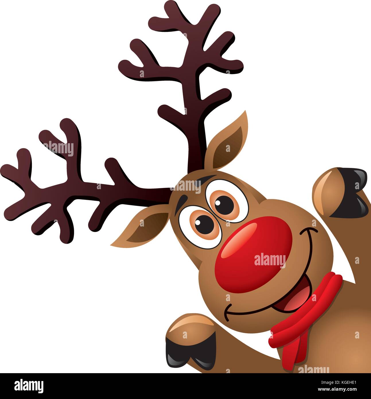 Rudolph red nosed reindeer cartoon immagini e fotografie stock ad alta  risoluzione - Alamy