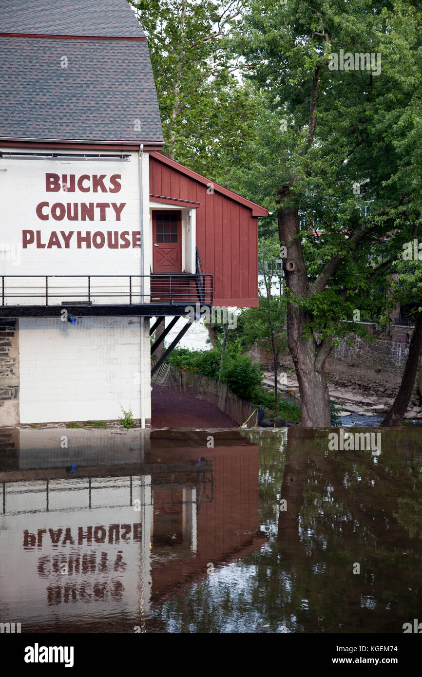 Contea di Bucks Playhouse di nuova speranza in Pennsylvania - USA Foto Stock
