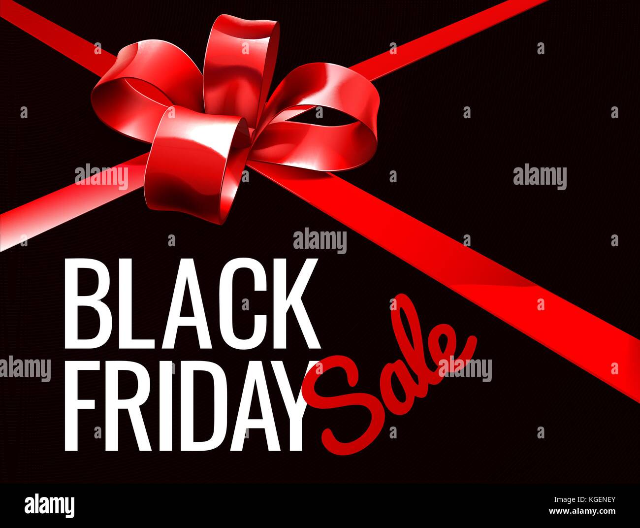 Cartello di vendita Black Friday Illustrazione Vettoriale