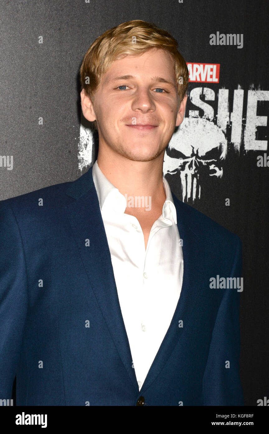 Daniel Webber partecipa alla serie televisiva Netfilx di The Punisher all'AMC Loews il 6 novembre 2017 a New York. Foto Stock
