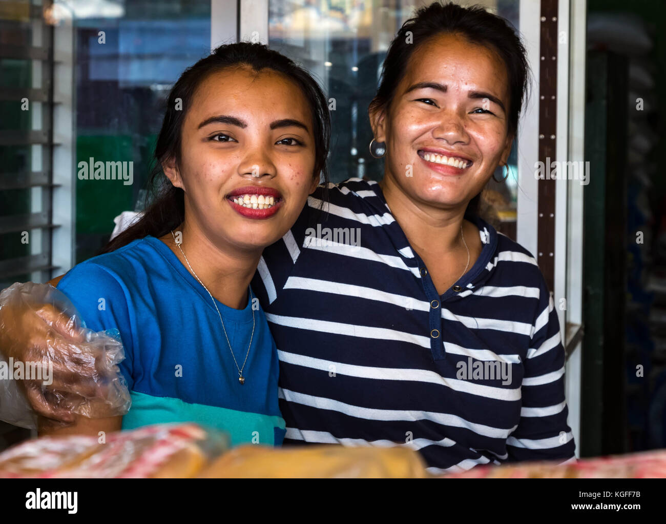 Asia, Filippine, leyte, ormoc, mercato, carattere Foto Stock