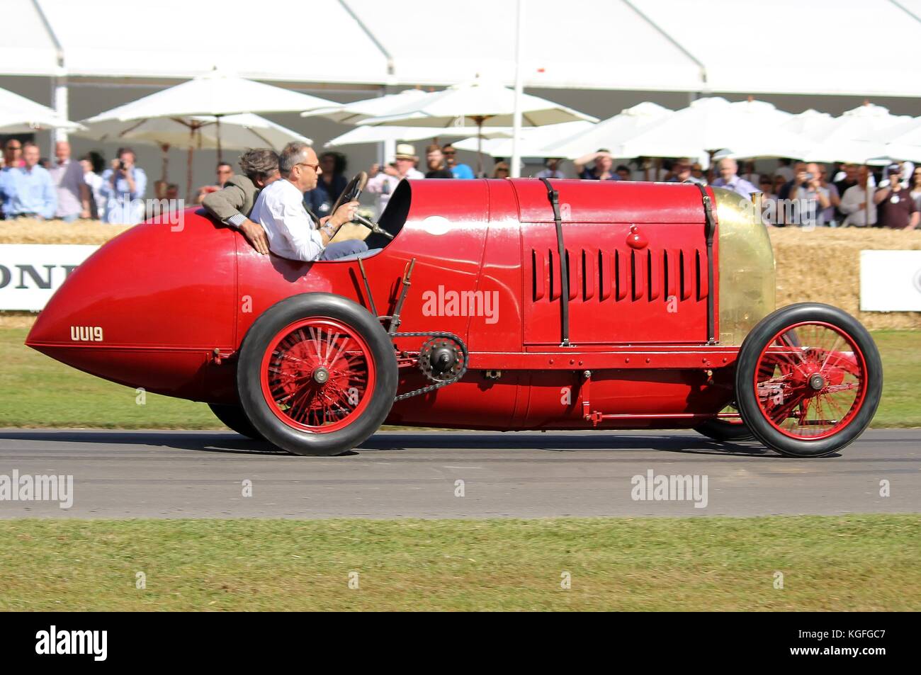 Fiat s76 bestia di torino a Goodwood Festival della velocità 2015 Foto Stock