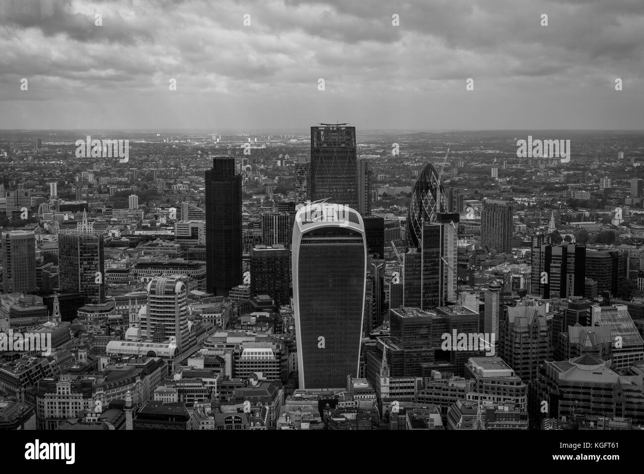 Londra da sopra Foto Stock