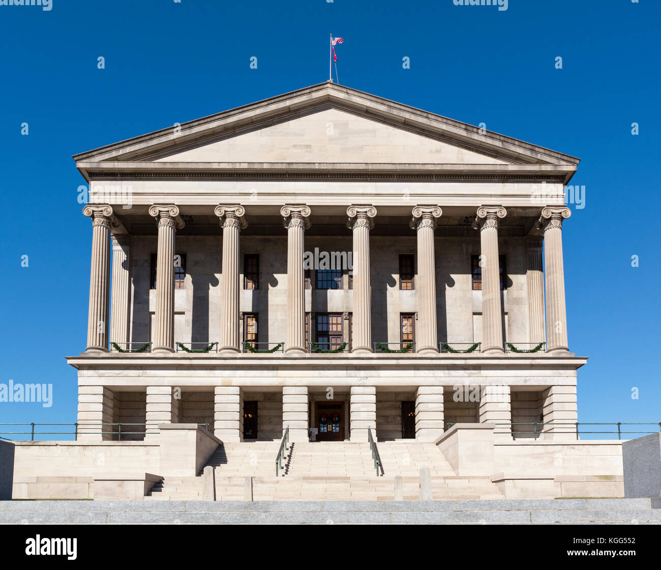 Tennessee State Capitol, Nashville, Tennessee, Stati Uniti d'America Foto Stock