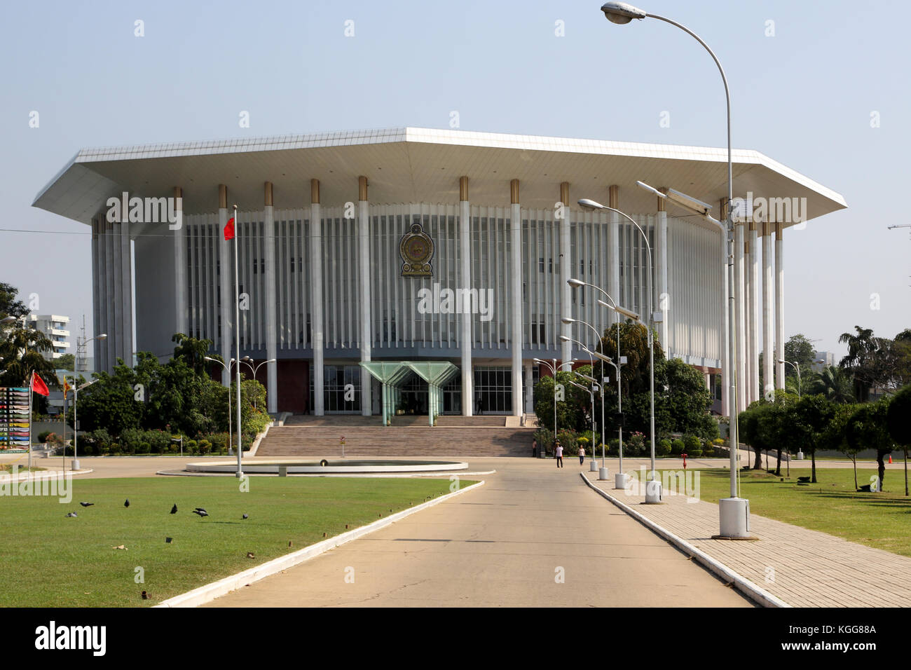 Bandaranaike memorial International Conference hall giardini di cannella colombo sri lanka Foto Stock