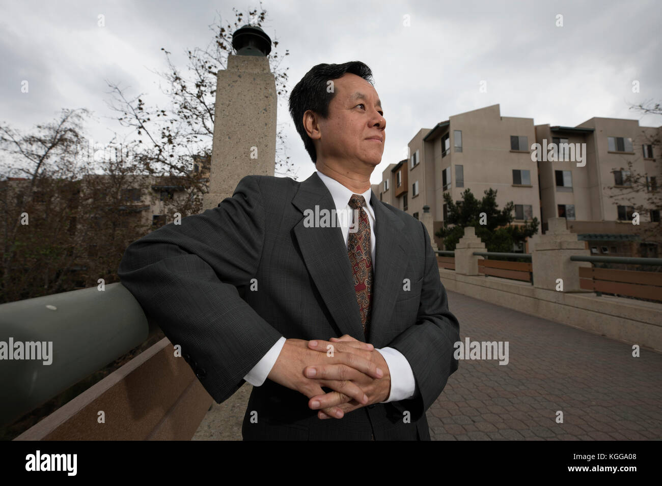 Edward j.w. park, ph.d., Professore Dipartimento di asiatici e americani asiatici studi (AAAS) phototographed alla Loyola Marymount University di Los Angeles Foto Stock