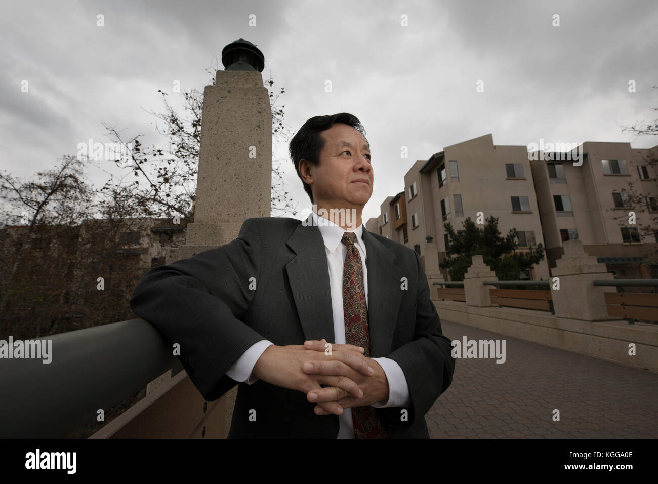 Edward j.w. park, ph.d., Professore Dipartimento di asiatici e americani asiatici studi (AAAS) phototographed alla Loyola Marymount University di Los Angeles Foto Stock