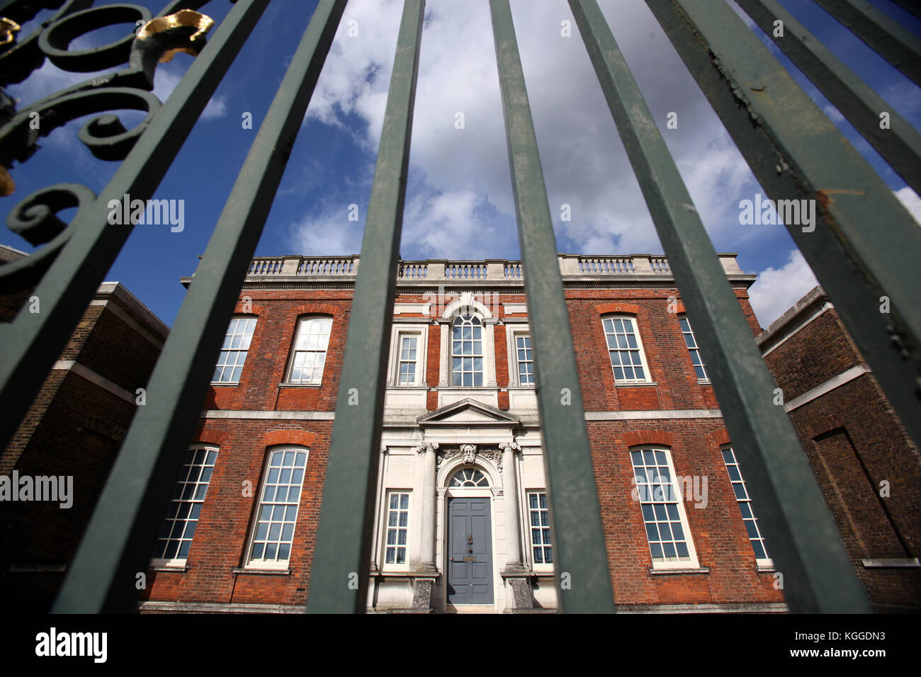 Ranger's House, visto da Shooters Hill Road, appoggiando su Greenwich Park, Blackheath, london, Regno Unito Foto Stock
