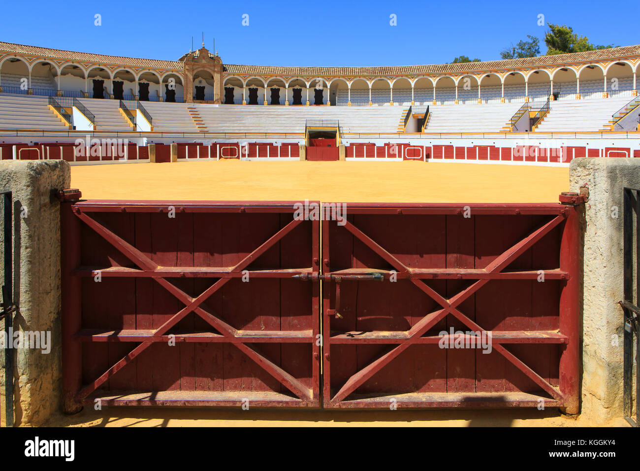 La Plaza de Toros (corrida) di Antequera (provincia di Malaga), Spagna Foto Stock