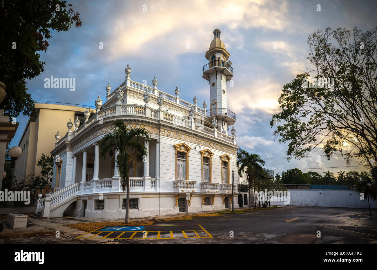 El minarete, Merida, Yucatan, Messico Foto Stock