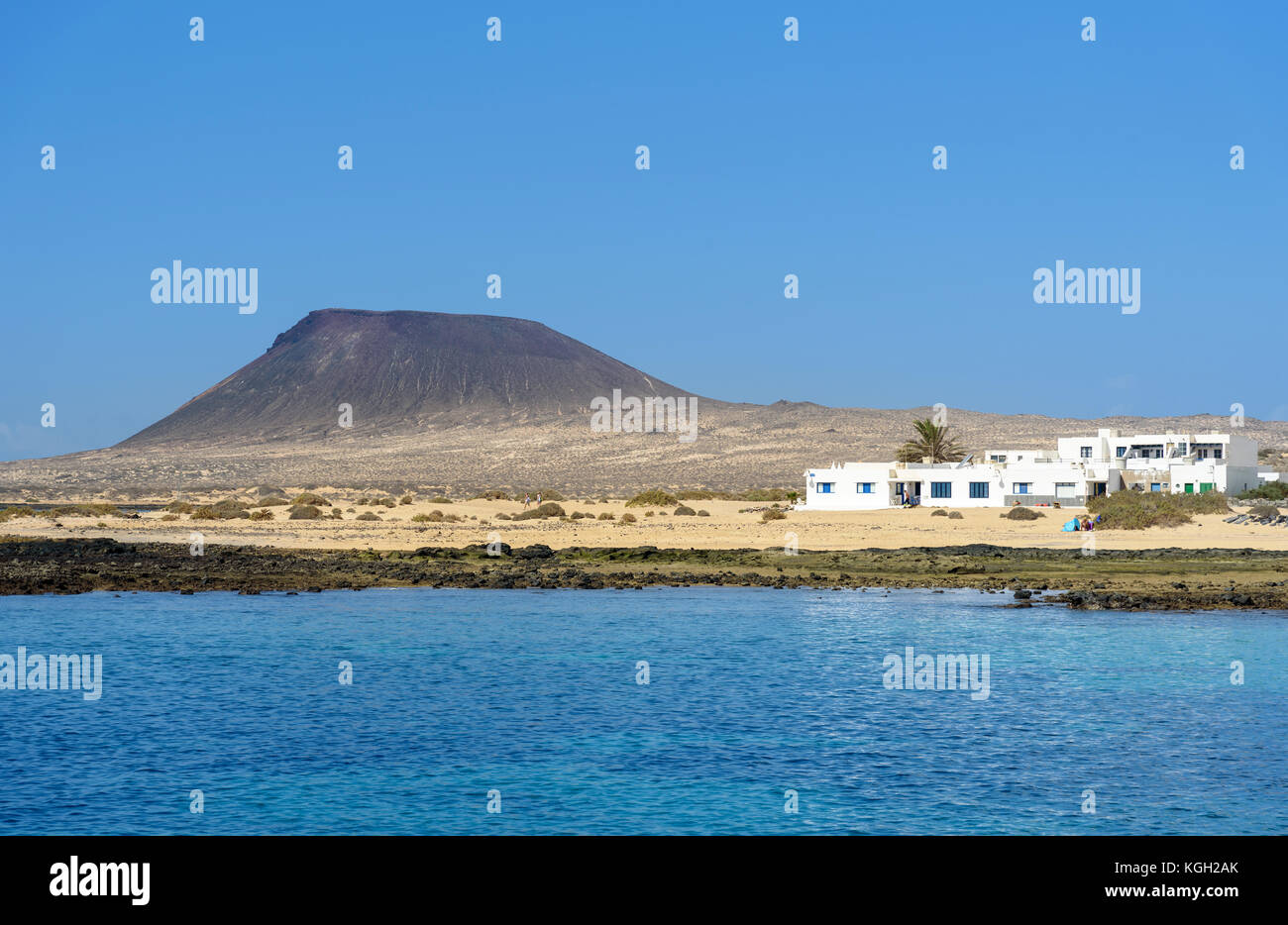 Caleta de sebo in la graciosa island, Isole canarie, Spagna Foto Stock