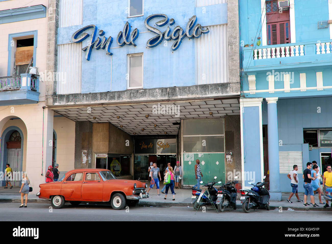 Fin de Siglo department store, Havana, Cuba Foto Stock