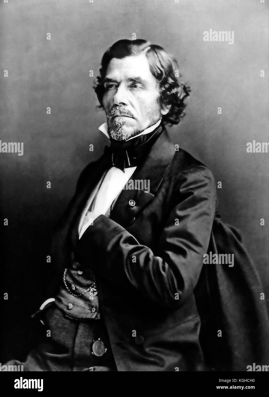 Eugène Delacroix, artista romanico francese Foto Stock