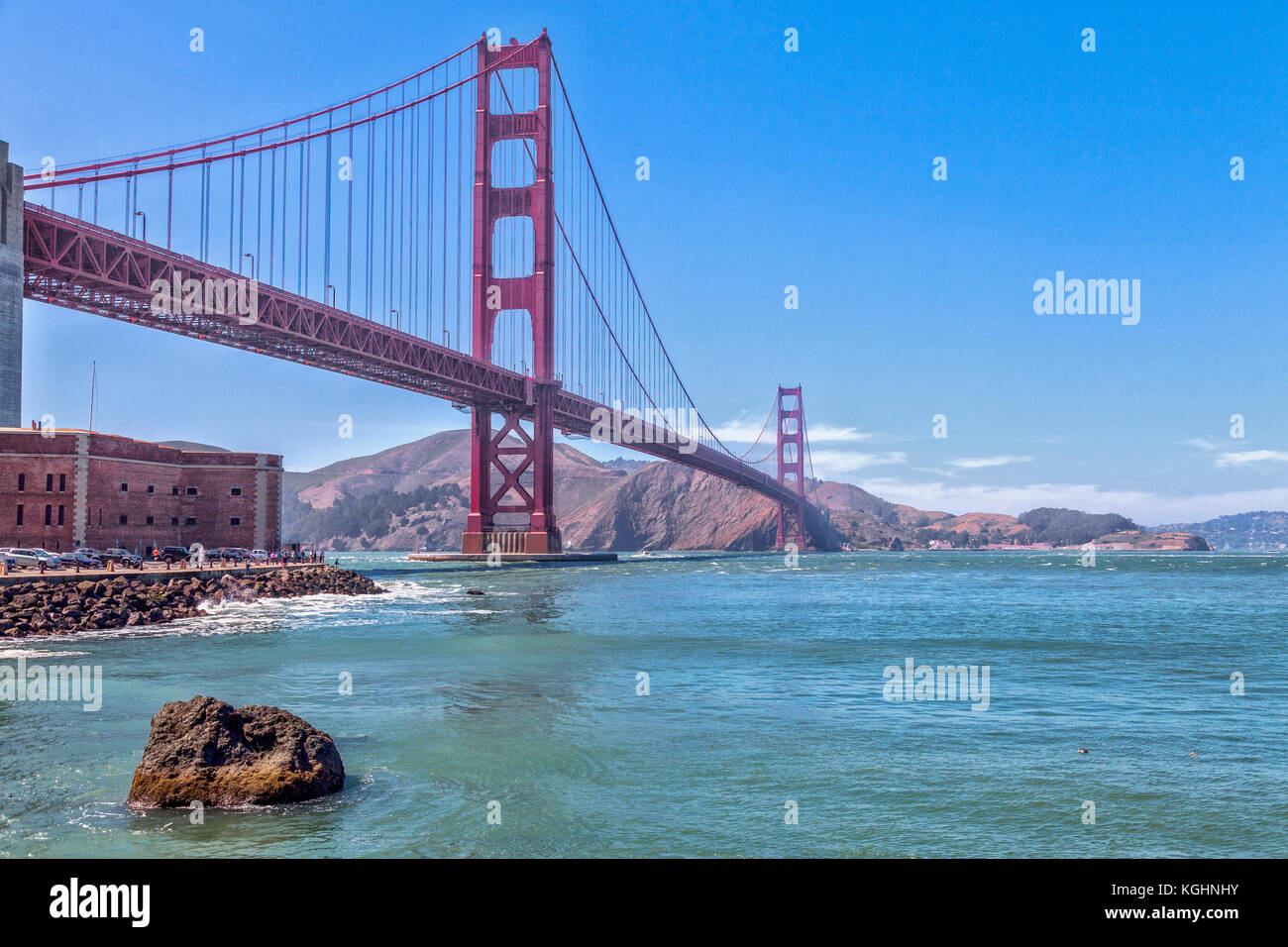 San Francisco - USA golden gate Foto Stock