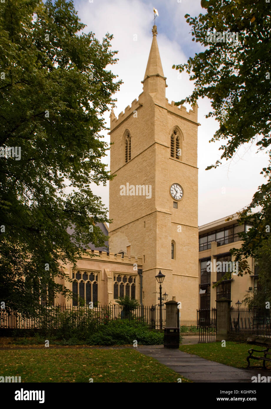 Priory Chiesa, Broadmead, Bristol Foto Stock