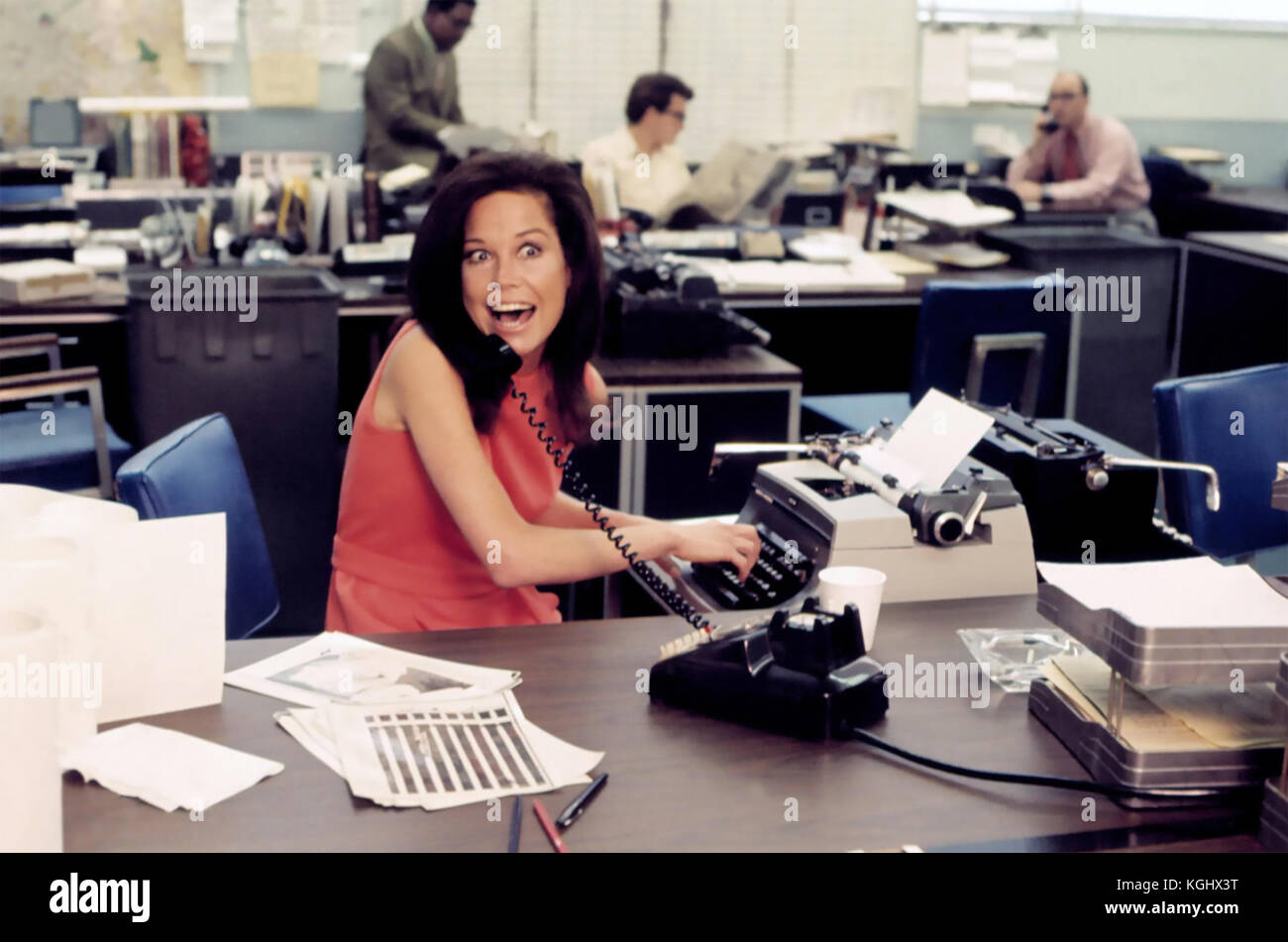 MARY TYLER MOORE SHOW CBS SERIE SITCOM 1970-77 Foto Stock