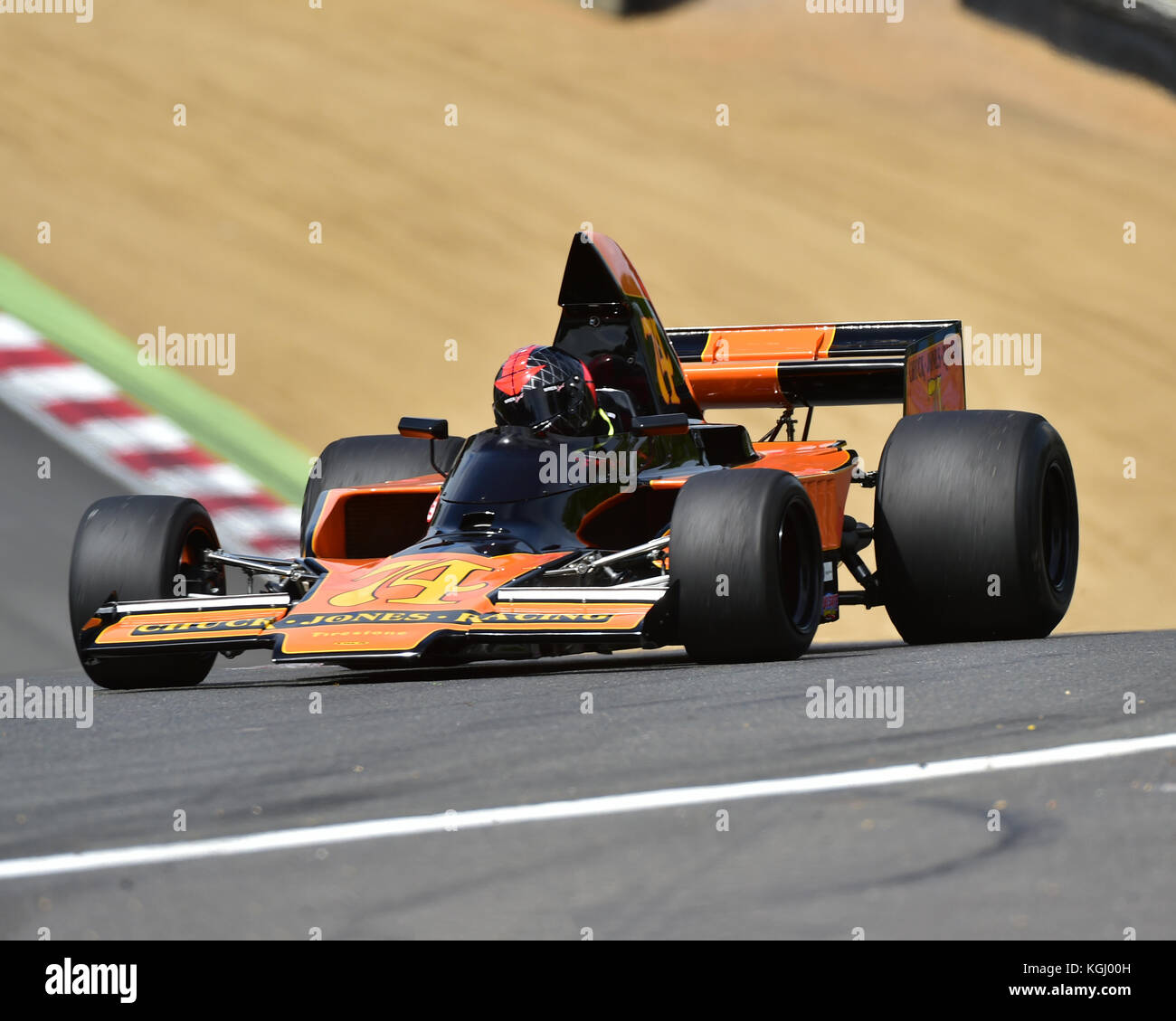 Steve Farthing, Lola T332, American Speedfest V, Brands Hatch, giugno 2017, automobili, Autosport, auto, il circuito da corsa, Inghilterra, intrattenimento, Europa Foto Stock