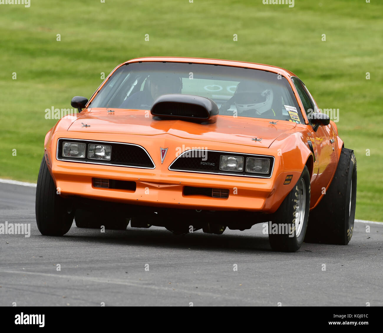 La Pontiac Trans AM, Dragsters, American Speedfest V, Brands Hatch, giugno 2017, automobili, Autosport, auto, il circuito da corsa, Inghilterra, intrattenimento, Euro Foto Stock