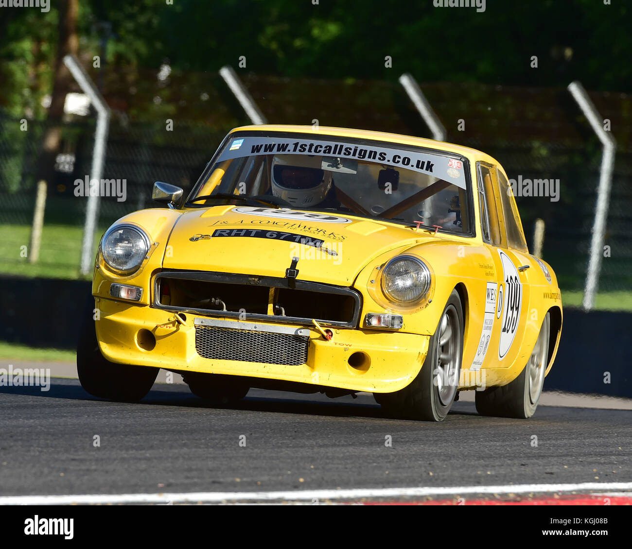 Jonnie Wheeler, MG BGT V8, Bernies V8s, American Speedfest V, Brands Hatch, giugno 2017, automobili, Autosport, auto, il circuito da corsa, Inghilterra, entertai Foto Stock