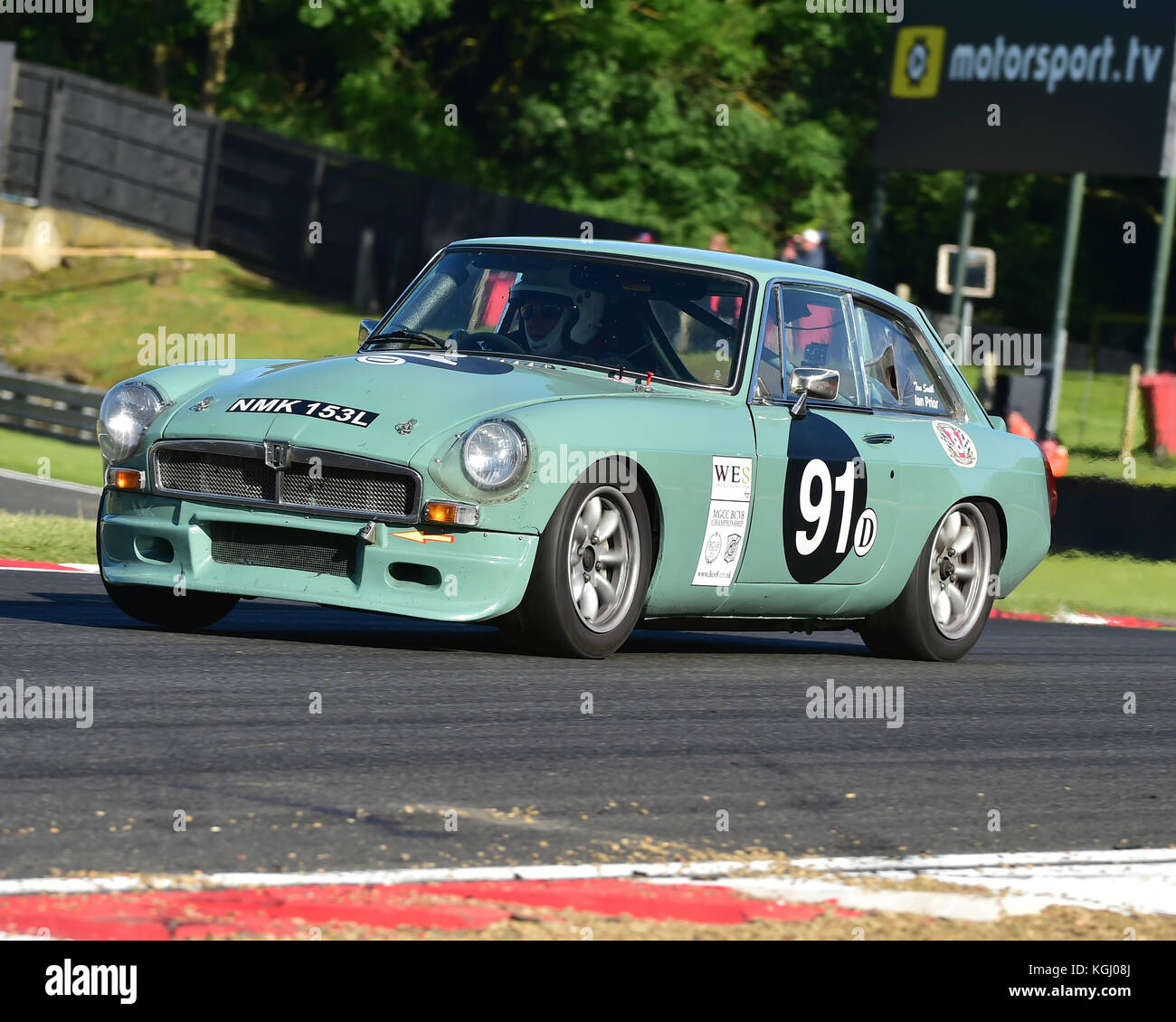 Ian prima, MG BGT V8, Bernies V8s, American Speedfest V, Brands Hatch, giugno 2017, automobili, Autosport, auto, il circuito da corsa, Inghilterra, intrattenimento Foto Stock