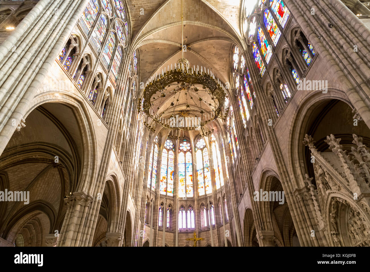 Interno della Basilica di SaintDenis, Parigi, Francia Foto & Immagine