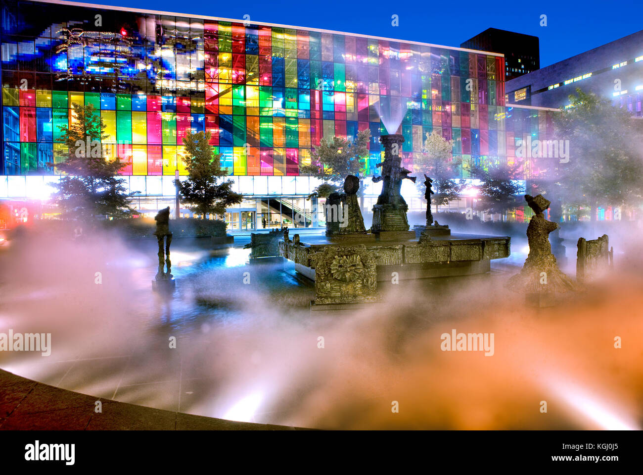 La joute' fontana da jean-paul riopelle Foto Stock