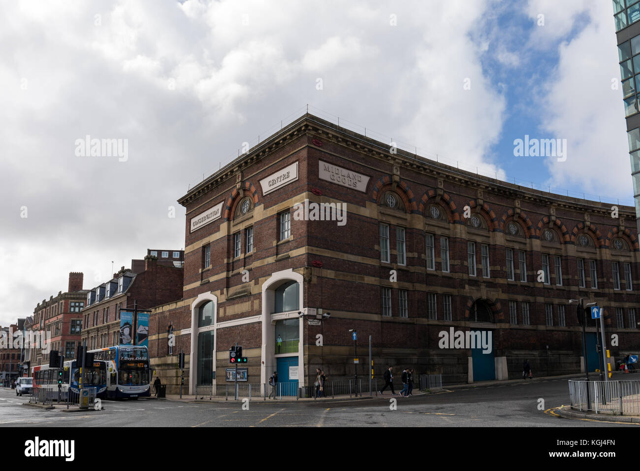 National Conservation Centre, ex Midland Railway Goods Warehouse, Liverpool, Regno Unito Foto Stock