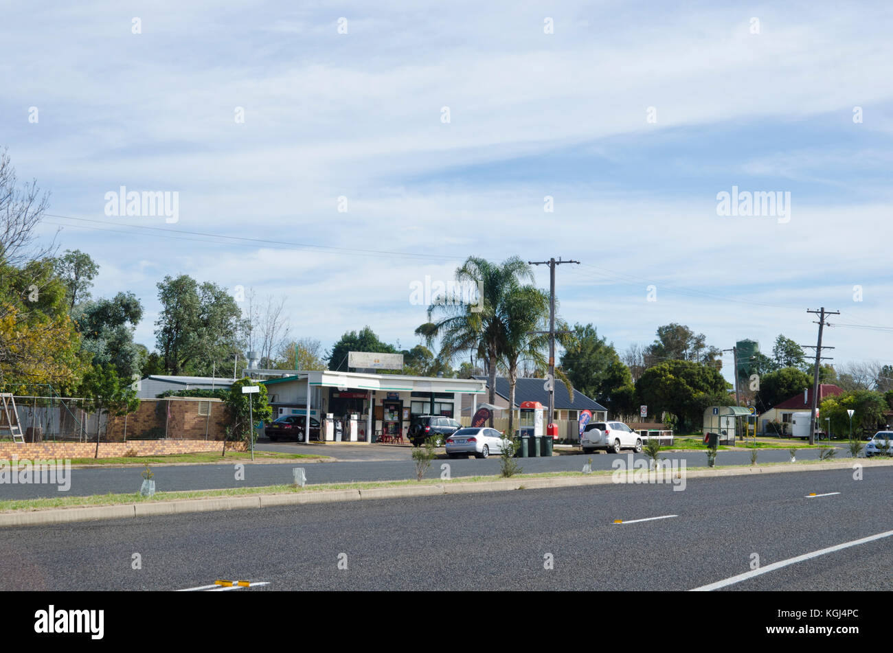 Attunga general store e la stazione di benzina nsw australia Foto Stock