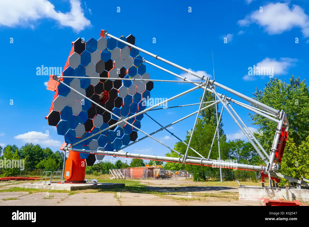 Telescop del Cherenkov telescope array, Berlin-adlershof, Germania Foto Stock