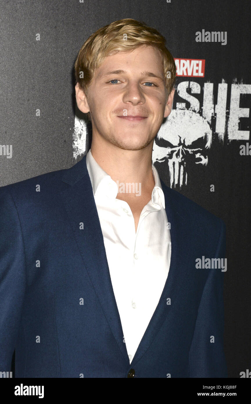 New York. 6 novembre 2017. Daniel Webber partecipa alla serie televisiva Netfilx di The Punisher all'AMC Loews il 6 novembre 2017 a New York. | Verwendung weltweit credito: dpa/Alamy Live News Foto Stock
