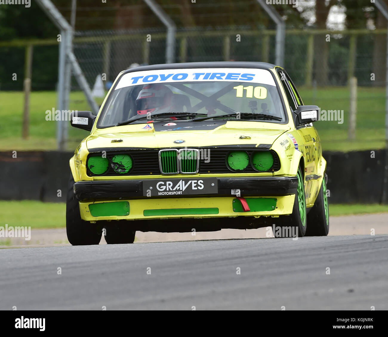 Sam forte, BMW E30, Toyo Tires, produzione BMW nel campionato, Deutsche Fest, Brands Hatch, agosto 2017, Autosport, auto, il circuito da corsa, automobili, compe Foto Stock