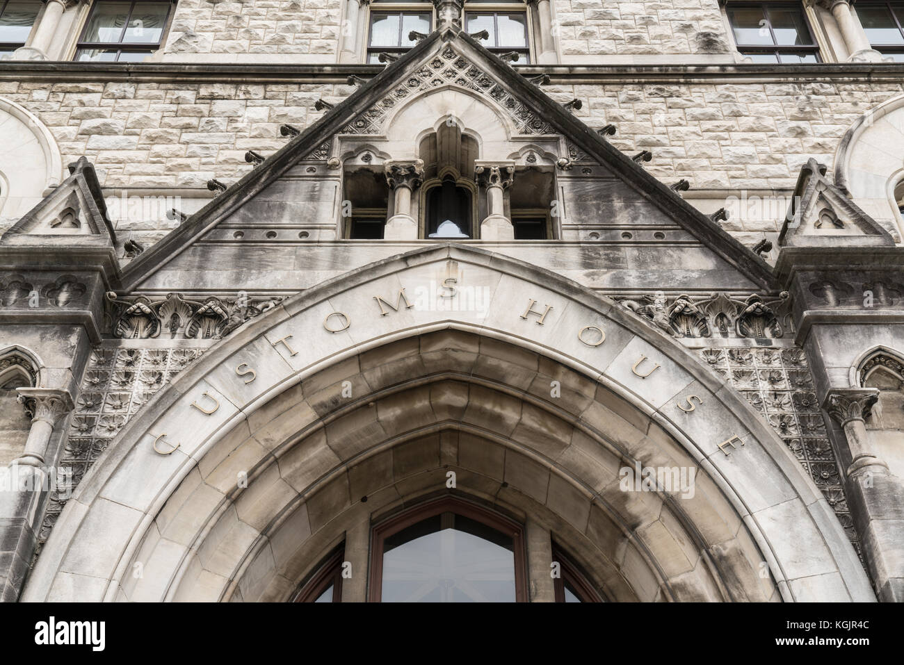 NASHVILLE, Tennessee - OCT 9: Facciata dell'edificio storico della Customs House il 9 ottobre 2017 a Nashville, Tennessee, Stati Uniti Foto Stock