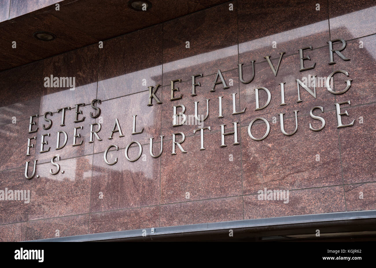 NASHVILLE, TN - OCT 9: Facciata del tribunale federale Estes Kefauver il 9 ottobre 2017 a Nashville, Tennessee, Stati Uniti Foto Stock