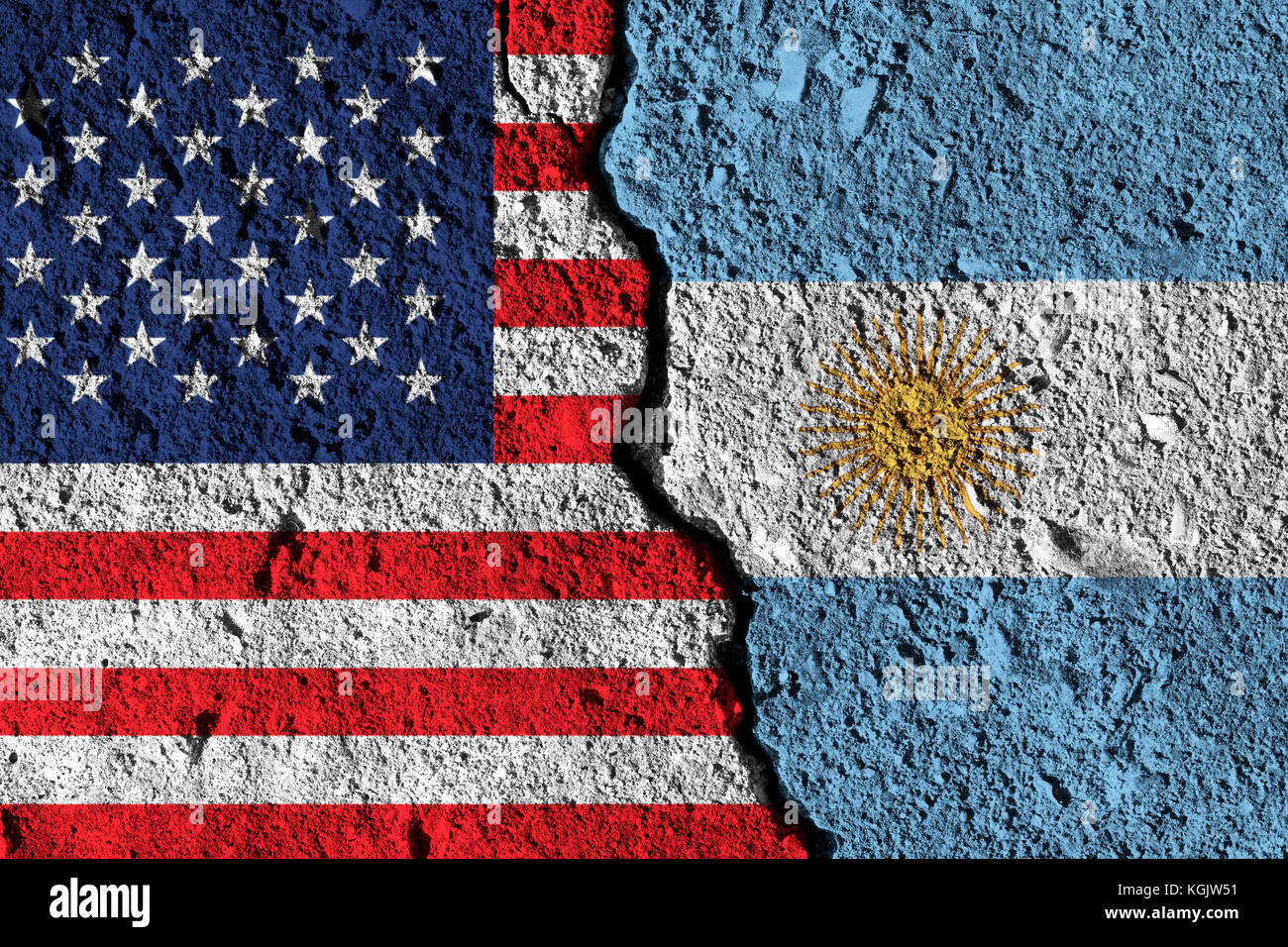 Bandiera argentina degli stati uniti immagini e fotografie stock ad ...