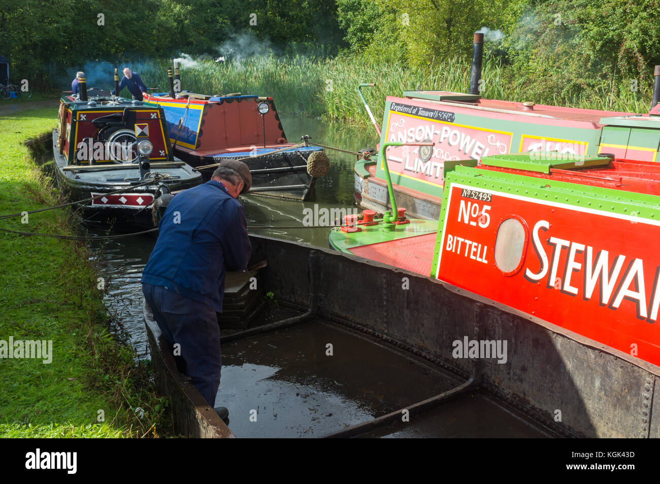 Black Country canal festival, West Midlands, Regno Unito Foto Stock