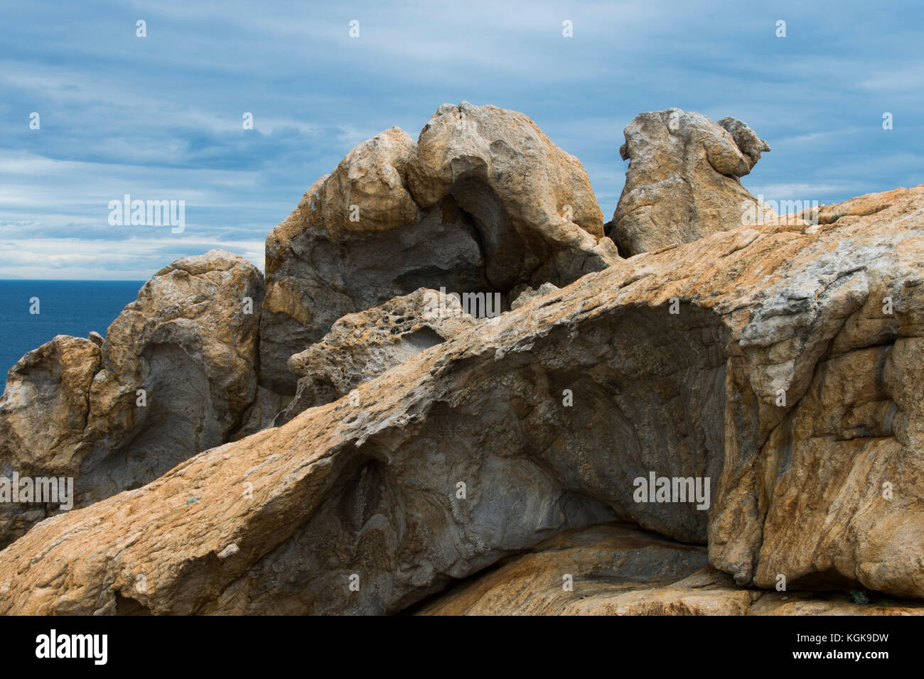 Cap de Creus / Alt Empordà / Mar Mediterraneo / Costa Brava / Catalogna Foto Stock